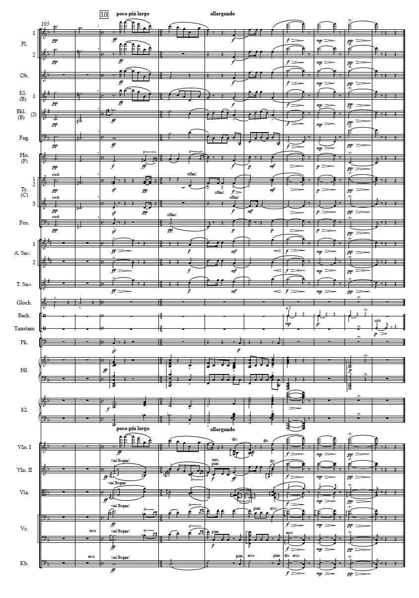 classical score